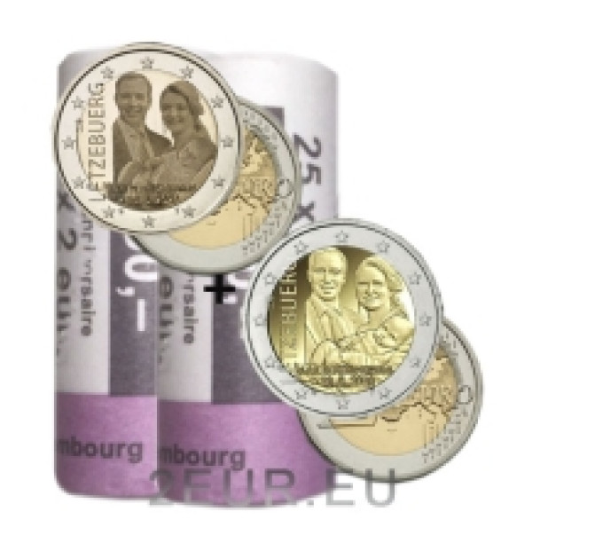 Luxemburg 2 Euro UNC rollen 2020 – Geburt von Krongroßherzog Karl