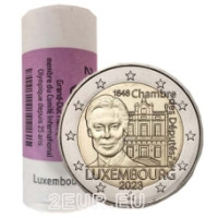 Luxemburg 2 Euro UNC rollen 2023 – 175. Jahrestag der Abgeordnetenkammer und der ersten Verfassung