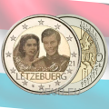 Luxemburg 2 Euro UNC 2021 - 40. Hochzeitstag von Großherzogin Maria Teresa mit Großherzog Heinrich
