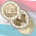 Luxemburg 2 Euro UNC 2021 - 100. Jahrestag der Geburt von Großherzog Jean Relief + Foto