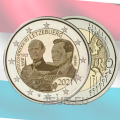 Luxemburg 2 Euro UNC 2021 - 100. Jahrestag der Geburt von Großherzog Jean Foto