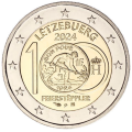 Luxemburg 2 Euro UNC 2024 - 100. Jahrestag der Einführung des Luxemburger Franc