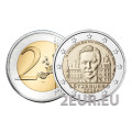 Luxemburg 2 Euro UNC 2025 - 25. Jahrestag der Thronbesteigung von Großherzog Henri