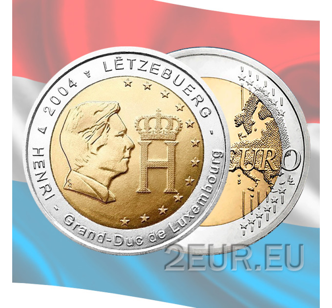 Luxemburg 2 Euro UNC 2004 - Großherzog Henri