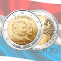Luxemburg 2 Euro UNC 2006 - 25. Jahrestag der Geburt von Erbgroßherzog Guillaume