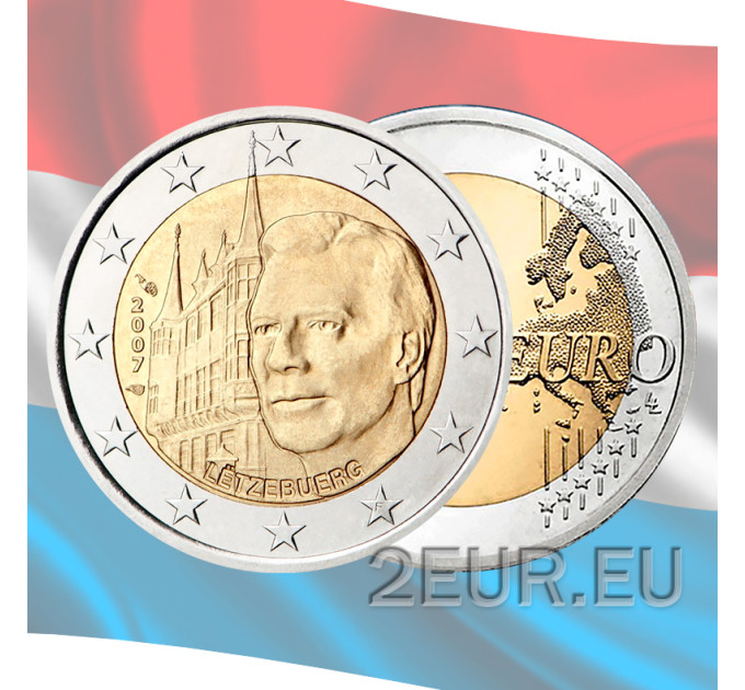 Luxemburg 2 Euro UNC 2007 - Großherzoglicher Palast