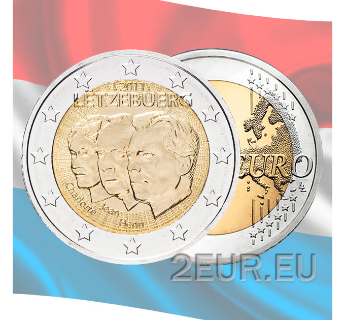 Luxemburg 2 Euro UNC 2011 - Jean von Luxemburg