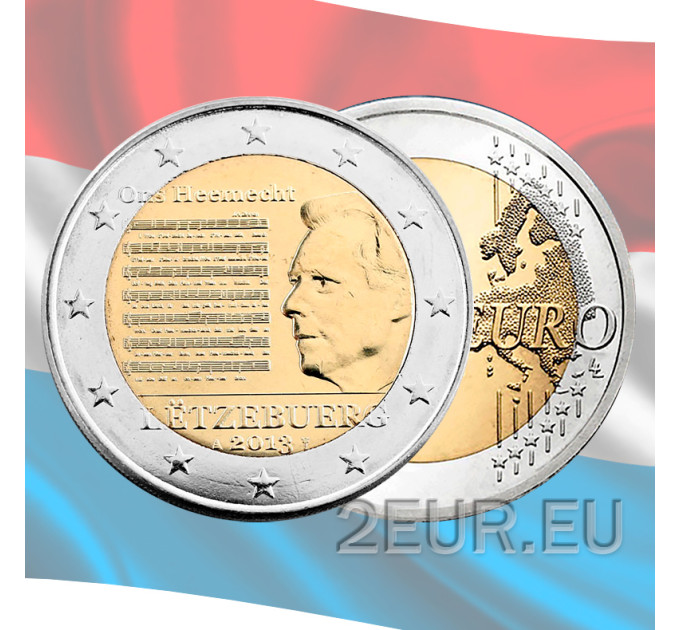 Luxemburg 2 Euro UNC 2013 - Nationalhymne des Großherzogtums Luxemburg