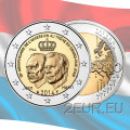 Luxemburg 2 Euro UNC 2014 - 50. Jahrestag der Thronbesteigung von Großherzog Jean