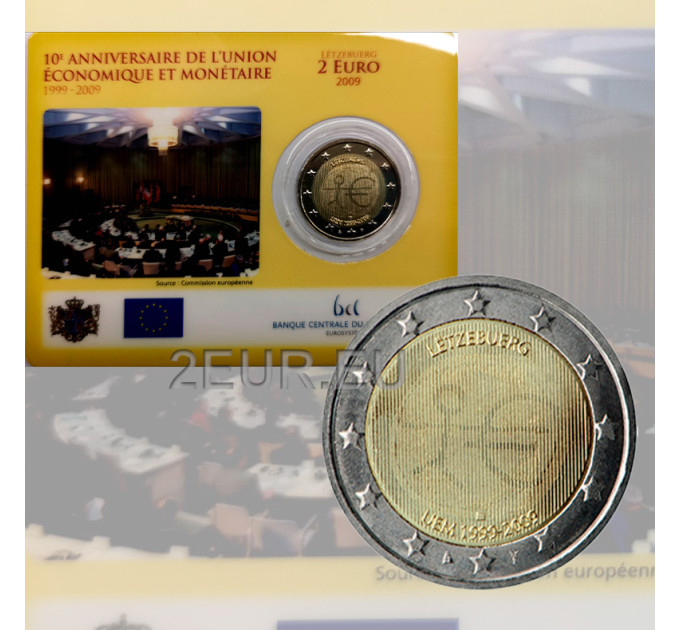 Luxemburg 2 euro BU 2009 - 10 Jahre Euro