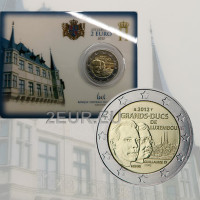 Luxemburg 2 euro BU 2012 - 100. Todestag von Großherzog Guillaume IV