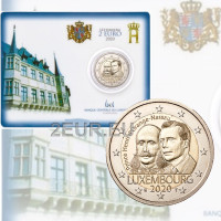 Luxemburg 2 euro BU 2020 - 200. Jahrestag der Geburt von Prinz Heinrich von Oranien-Nassau