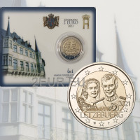 Luxemburg 2 euro BU 2021 - 40. Hochzeitstag von Großherzogin Maria Teresa mit Großherzog Heinrich