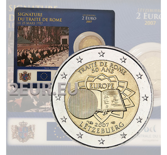 Luxemburg 2 euro BU 2007 - 50 Jahre Römische Verträge