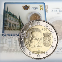 Luxemburg 2 euro BU 2010 - Wappen des Großherzogs Henri