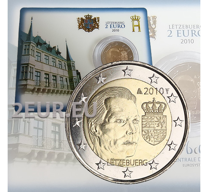 Luxemburg 2 euro BU 2010 - Wappen des Großherzogs Henri