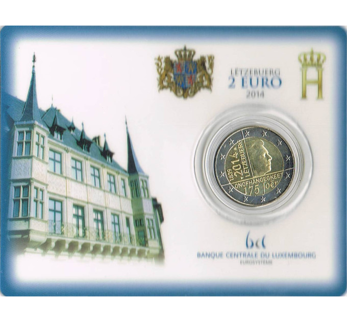 Luxemburg 2 euro BU 2014 - 175. Jahrestag der Unabhängigkeit des Großherzogtums Luxemburg