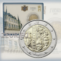 Luxemburg 2 euro BU 2015 - 125. Jahrestag des Hauses Nassau-Weilburg