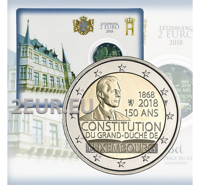 Luxemburg 2 euro BU 2018 - 150. Jahrestag der luxemburgischen Verfassung