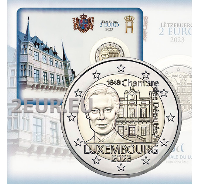 Luxemburg 2 euro BU 2023 - 175. Jahrestag der Abgeordnetenkammer und der ersten Verfassung
