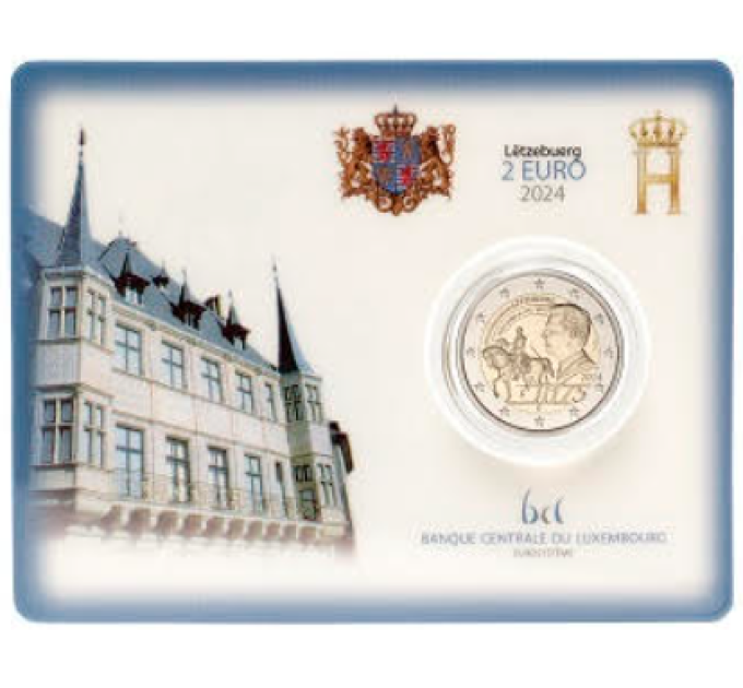 Luxemburg 2 euro BU 2024 - 175. Todestag von Großherzog Wilhelm II