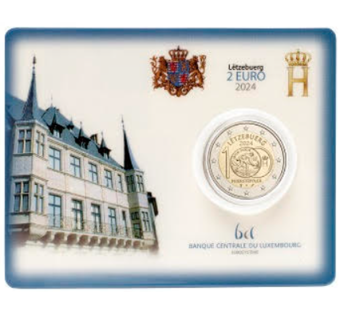 Luxemburg 2 euro BU 2024 - 100. Jahrestag der Einführung des Luxemburger Franc
