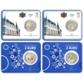 Luxemburg 2 euro BU 2025 - 75. Jahrestag der Schuman-Erklärung + 25. Jahrestag der Thronbesteigung von Großherzog Henri