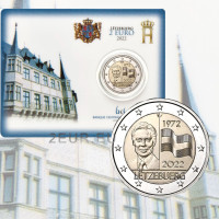 Luxemburg 2 euro BU 2022 - 50 Jahre luxemburgische Flagge
