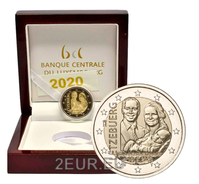 Luxemburg 2 Euro PP 2020 - Geburt von Prinz Charles