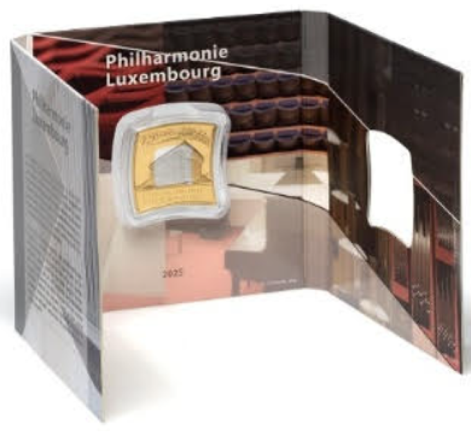  Luxemburg 2,5 Euro Silber PROOF 2025 – Philharmonie Luxemburg