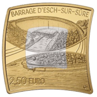  Luxemburg 2,5 Euro Silber PROOF 2024 – ESCH-SUR-SURE-DAMM