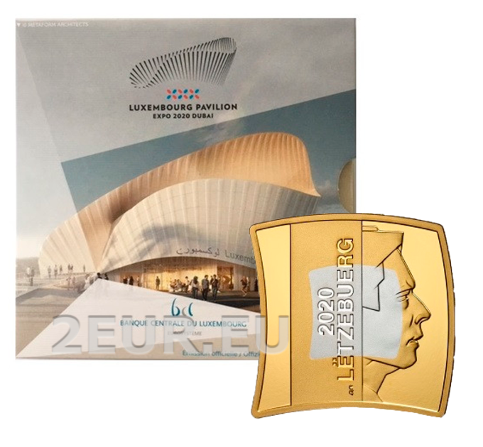  Luxemburg 2,5 Euro Silber PROOF 2020 - Weltausstellung Dubai