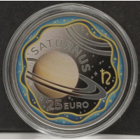  Luxemburg 25 Euro Silber Proof 2026 – Das Sonnensystem - Saturn