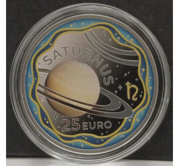  Luxemburg 25 Euro Silber Proof 2026 – Das Sonnensystem - Saturn