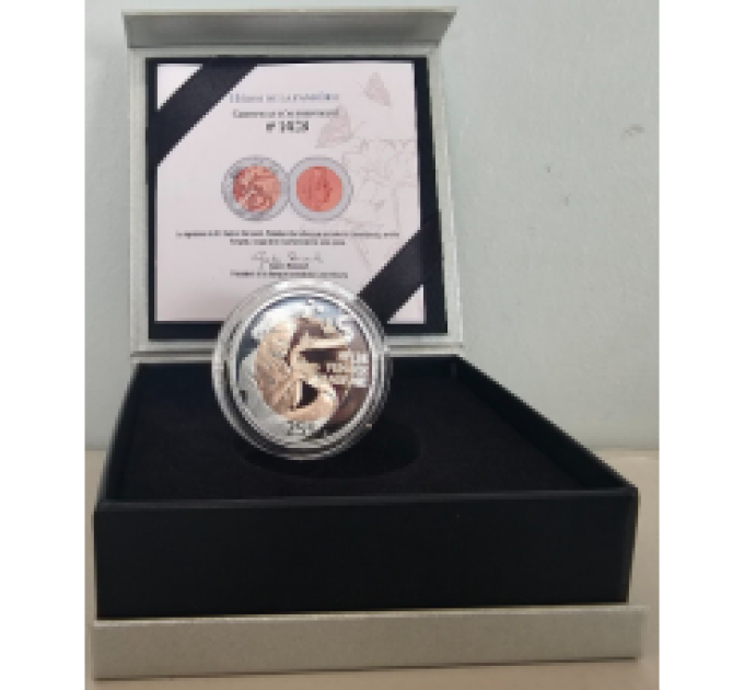  Luxemburg 25 Euro Silber Proof 2023 – Helden der Pandemie