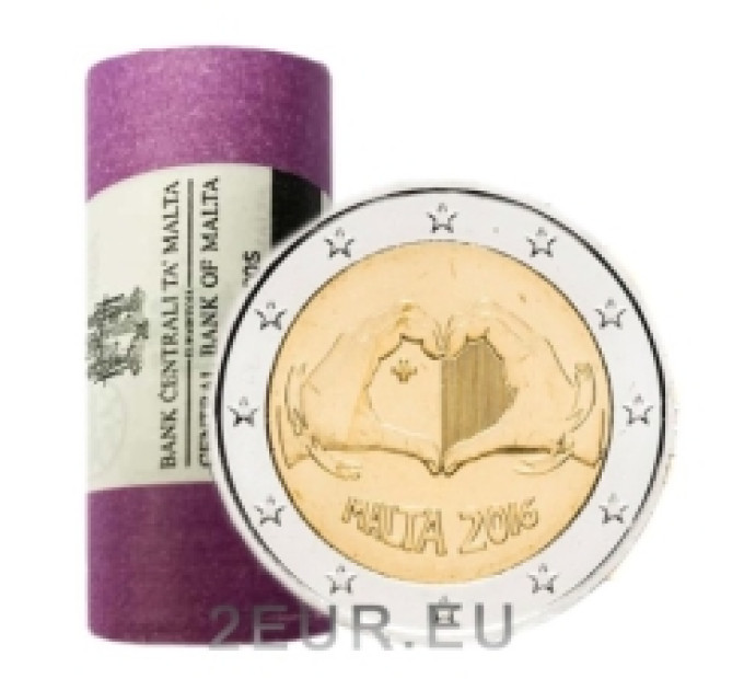 Malta 2 Euro UNC rollen 2016 – Liebe