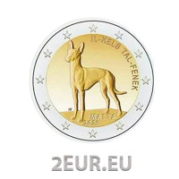 Malta 2 Euro UNC 2026 - Der Pharaonenhund