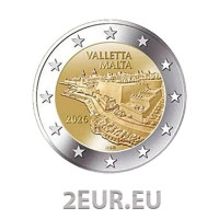 Malta 2 Euro UNC 2026 - Valletta