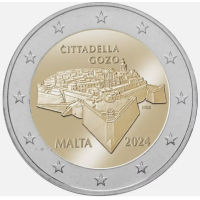 Malta 2 Euro UNC 2024 – Zitadelle von Gozo