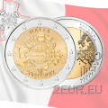Malta 2 Euro UNC 2012 - 10 Jahre Euro-Bargeld