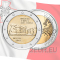 Malta 2 Euro UNC 2018 - Mnajdra Tempel