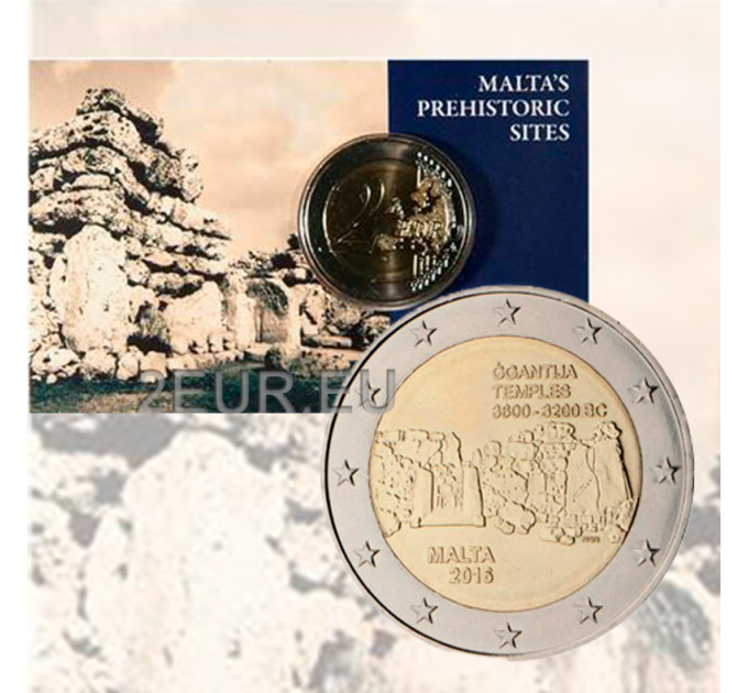 Malta 2 euro BU 2016 - Ggantija-Tempel auf Gozo