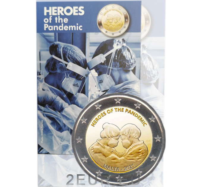 Malta 2 Euro BU 2021 - Helden der Pandemie  