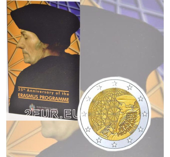Malta 2 euro BU 2022 - 35 Jahre Erasmus  