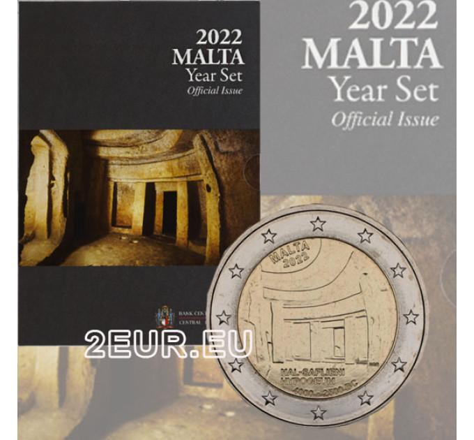 Malta 2 euro BU 2022 - Hypogeum von Hal Saflieni