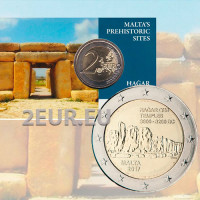 Malta 2 Euro BU 2017 - Hagar-Qim-Tempel