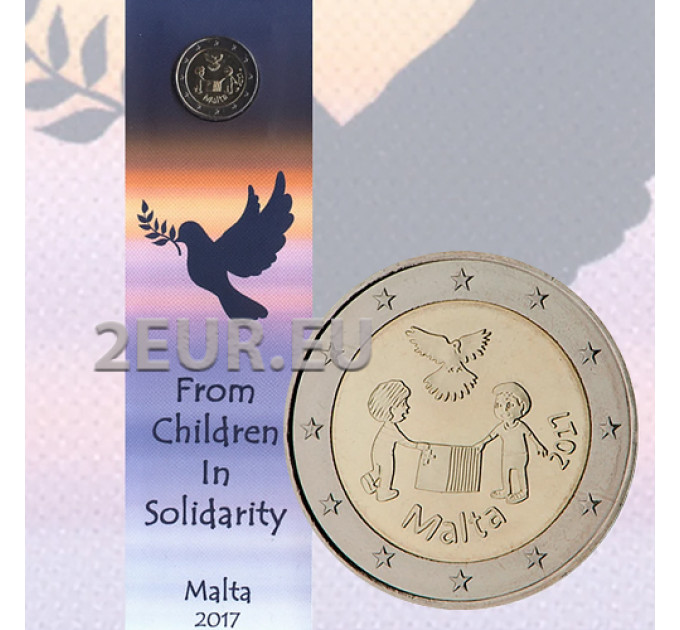 Malta 2 euro BU 2017 - Solidarität und Frieden  