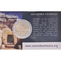 Malta 2 euro BU 2018 - Mnajdra Tempel