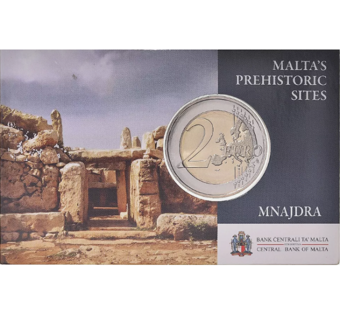 Malta 2 euro BU 2018 - Mnajdra Tempel