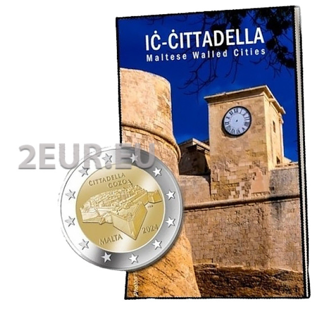 Malta 2 Euro BU 2024 – Zitadelle von Gozo